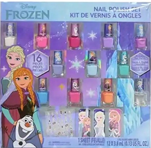 Set pezzi smalti frozen - 16,